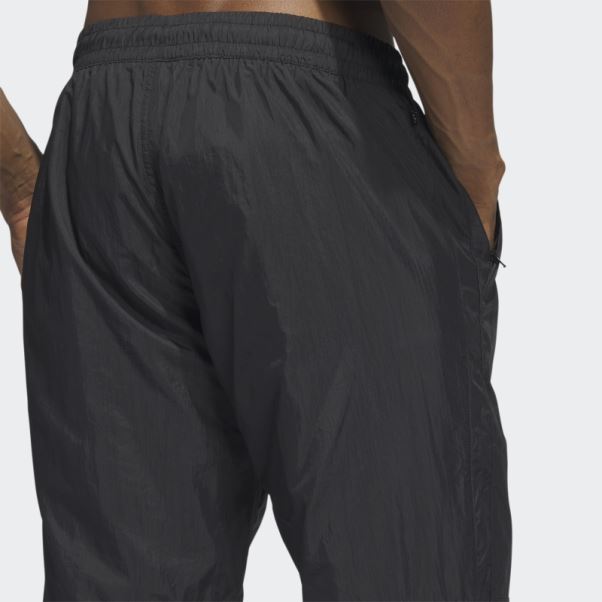 Adidas Premium Essentials Pantalon De Survêtement En Nylon Froissé Noir