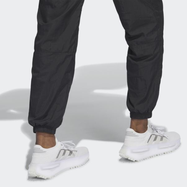 Adidas Premium Essentials Pantalon De Survêtement En Nylon Froissé Noir