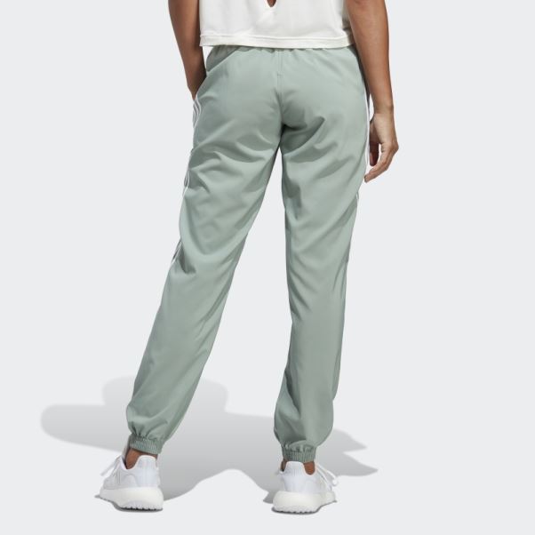 Pantalon Tissé à 3 Bandes Trainicons Adidas Argent Vert