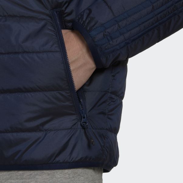 Doudoune Matelassée à Capuche Adidas Indigo Nuit