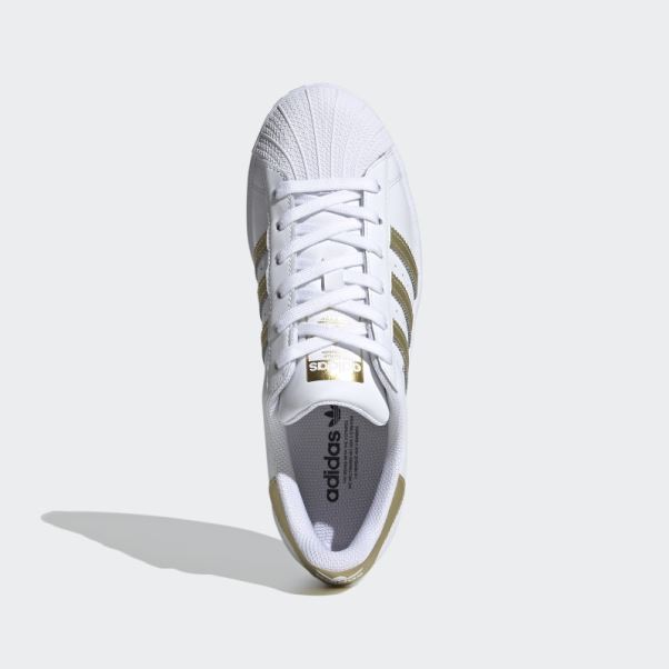 Adidas Superstar Chaussures Or Métallique Mode