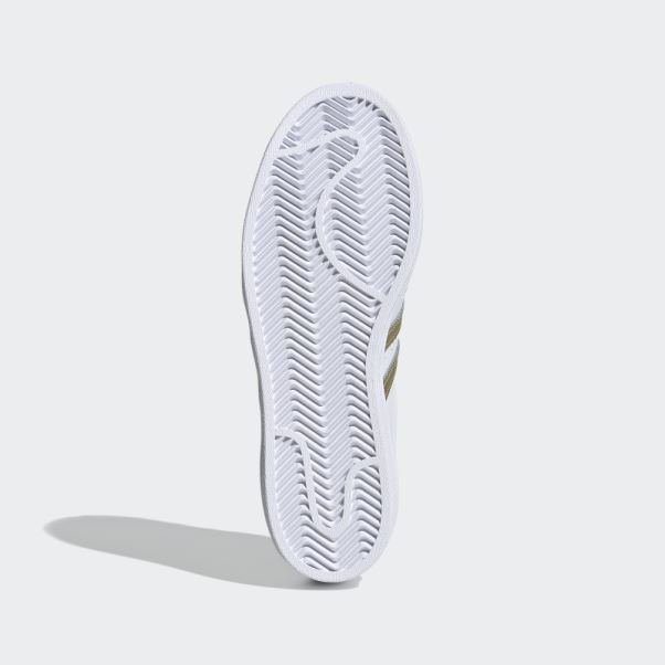 Adidas Superstar Chaussures Or Métallique Mode