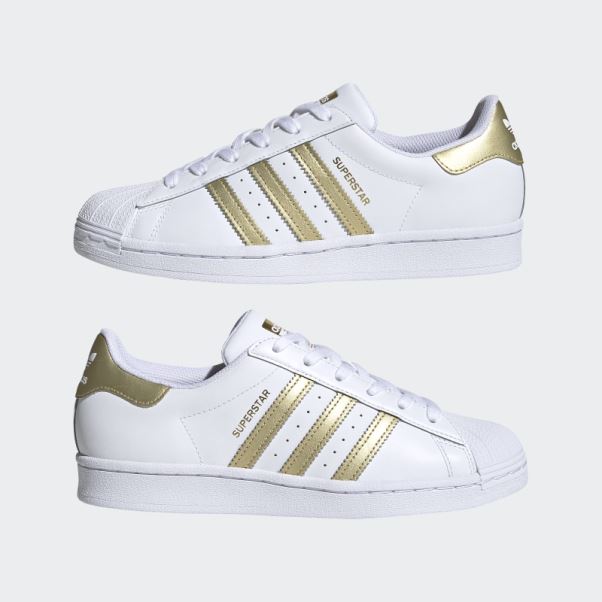 Adidas Superstar Chaussures Or Métallique Mode