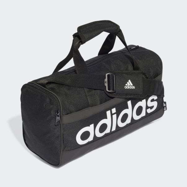 Sac Polochon Essentials Linear Extra Petit Adidas Noir