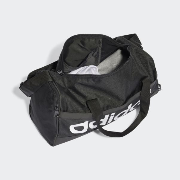 Sac Polochon Essentials Linear Extra Petit Adidas Noir
