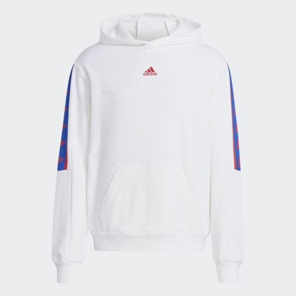 Sweat à Capuche Brandlove Adidas Blanc
