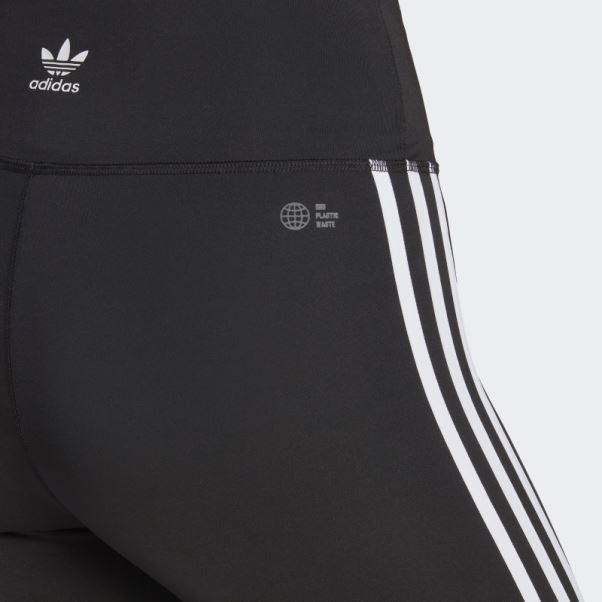 Collants Courts Taille Haute Adicolor Classics Noir Adidas