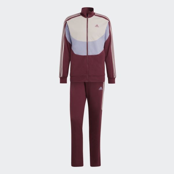 Survetement Adidas Colorblock Rouge Mode