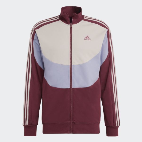 Survetement Adidas Colorblock Rouge Mode