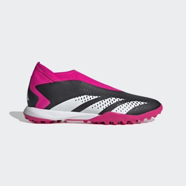 Predator Precision.3 Turf Bottes Sans Lacets Noir Adidas