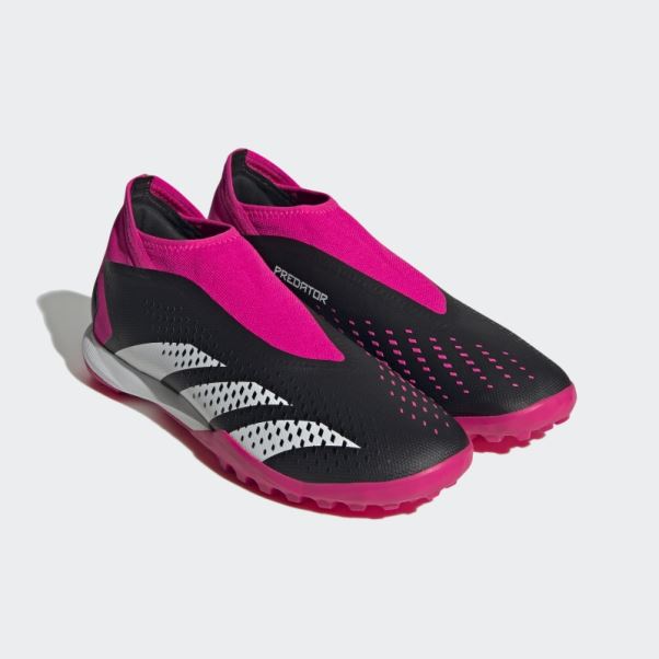 Predator Precision.3 Turf Bottes Sans Lacets Noir Adidas