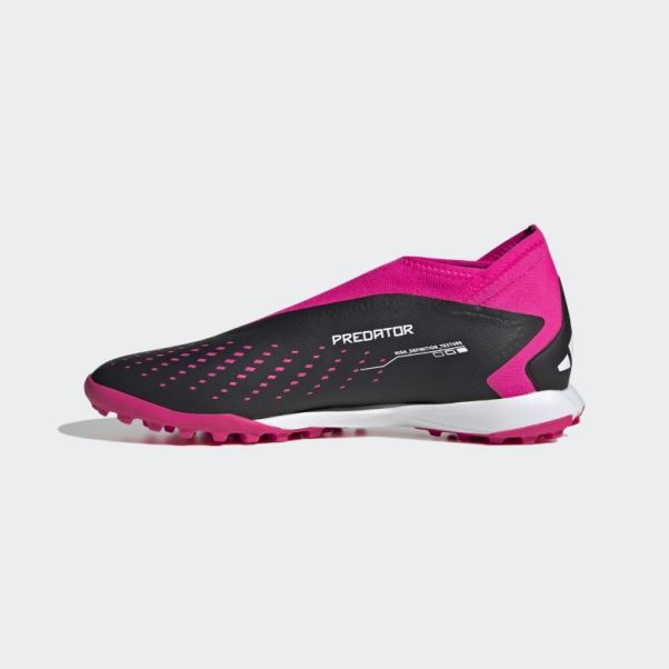 Predator Precision.3 Turf Bottes Sans Lacets Noir Adidas