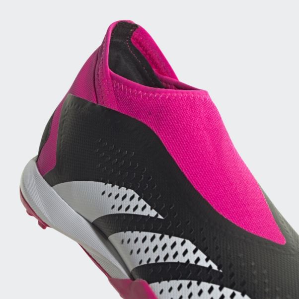 Predator Precision.3 Turf Bottes Sans Lacets Noir Adidas