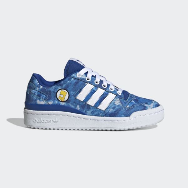 Forum Low Chaussures Bleu Royal Adidas
