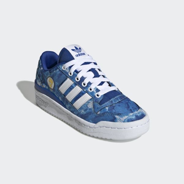 Forum Low Chaussures Bleu Royal Adidas