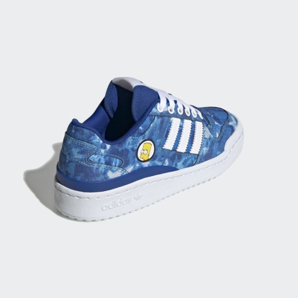 Forum Low Chaussures Bleu Royal Adidas