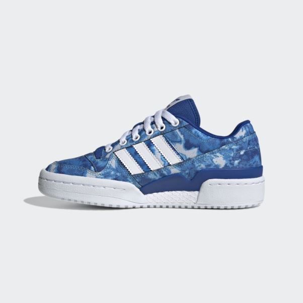 Forum Low Chaussures Bleu Royal Adidas