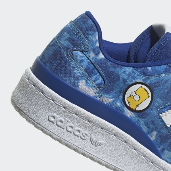 Forum Low Chaussures Bleu Royal Adidas