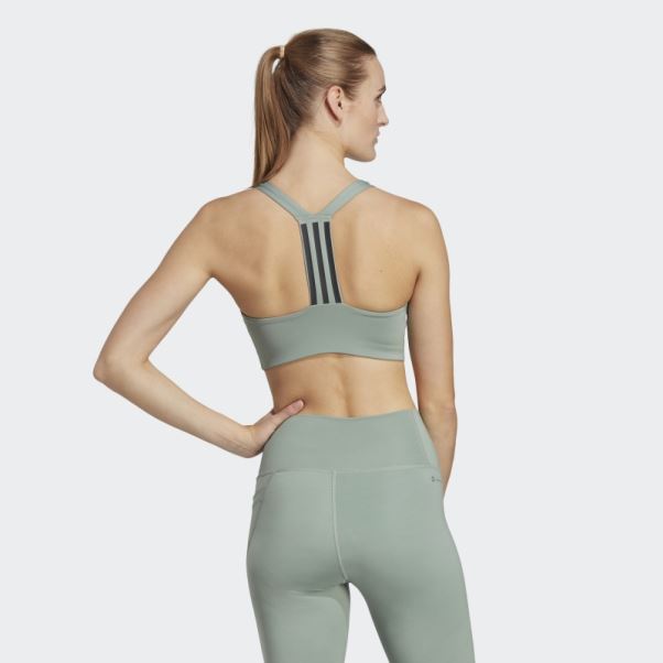 Soutien-gorge à Maintien Moyen Adidas Powerimpact Training Noir