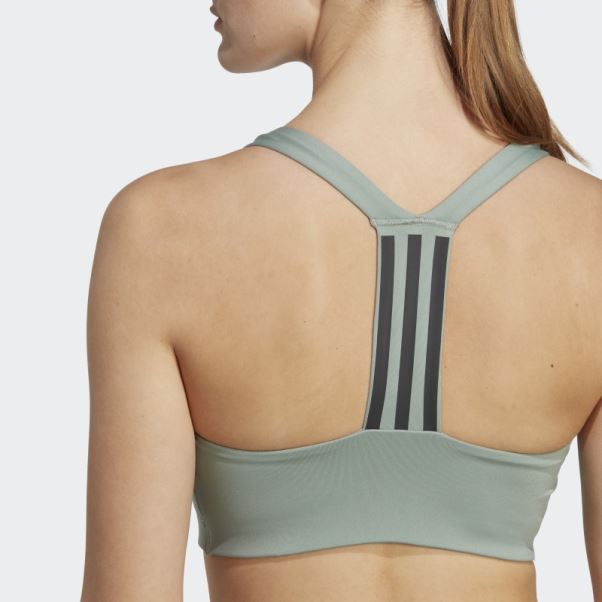 Soutien-gorge à Maintien Moyen Adidas Powerimpact Training Noir
