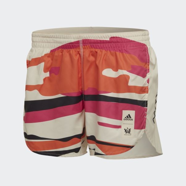 Ecru Tint Thebe Magugu Run Fast Short De Course Adidas