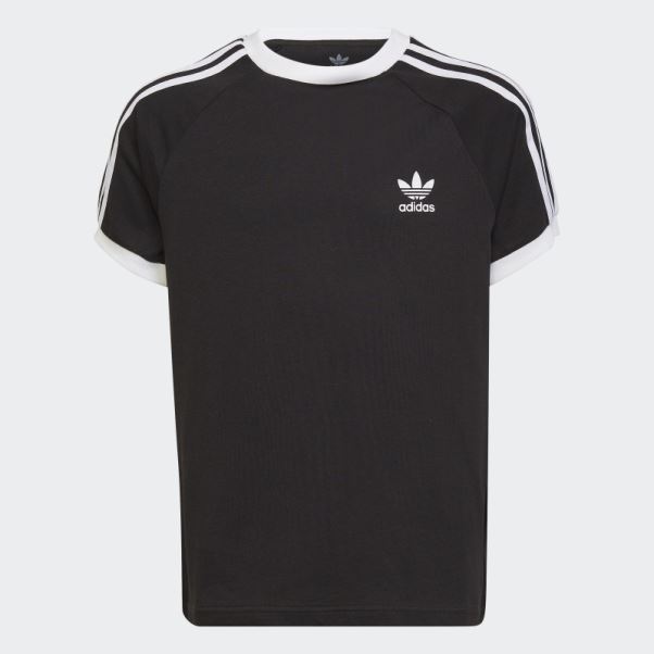 T-shirt Adicolor 3 Bandes Noir Adidas