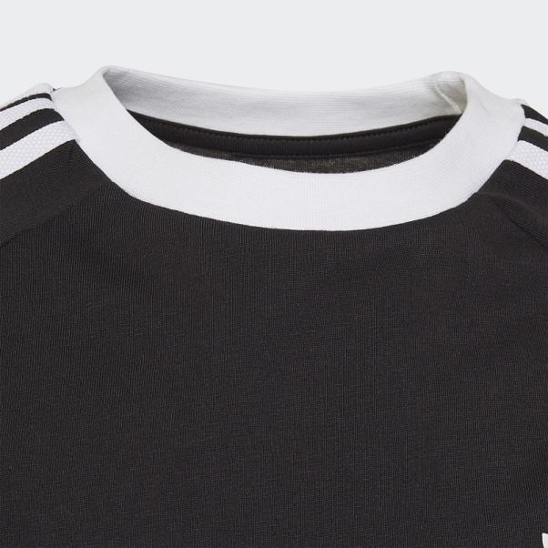 T-shirt Adicolor 3 Bandes Noir Adidas