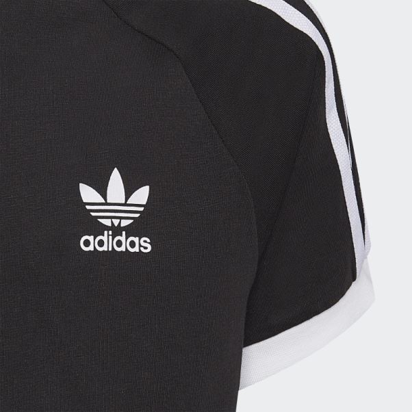 T-shirt Adicolor 3 Bandes Noir Adidas