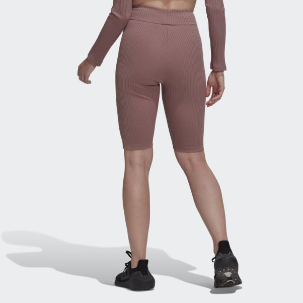 Studio Lounge Short Côtelé Violet Adidas