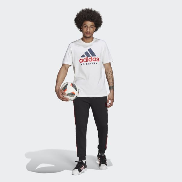 Fc Bayern Dna Graphique Tee Blanc Adidas