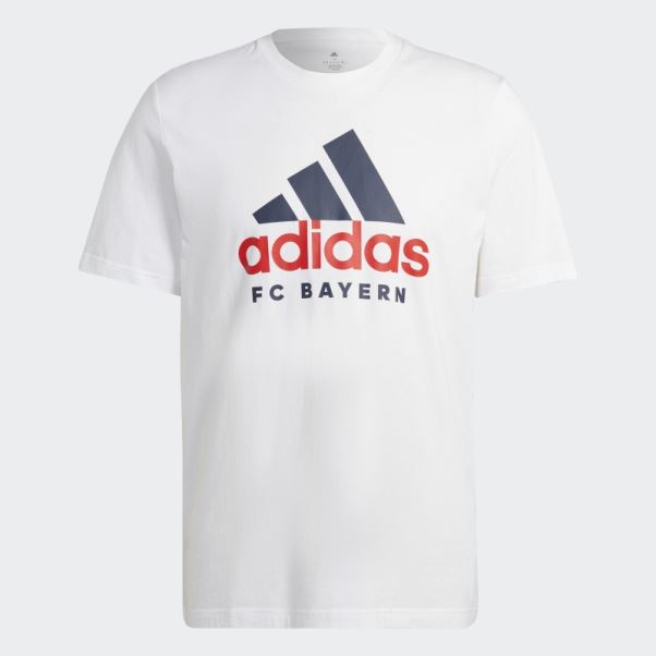 Fc Bayern Dna Graphique Tee Blanc Adidas