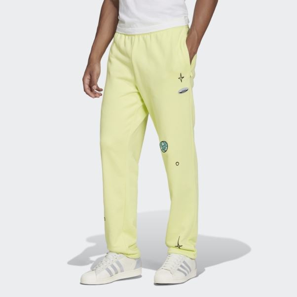 Jaune R.y.v. Pantalon De Jogging Graphique Adidas