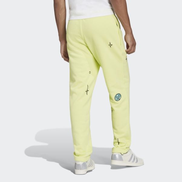 Jaune R.y.v. Pantalon De Jogging Graphique Adidas