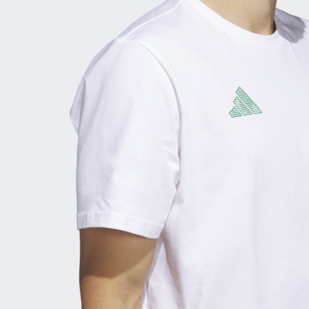 T-shirt Graphique Adidas Worldwide Hoops City Basketball Blanc