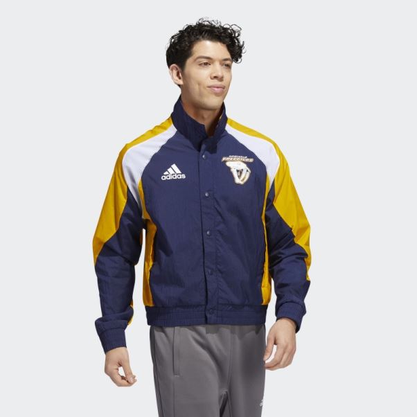 Veste Adidas Prédateurs Reverse Retro Bleu Marine