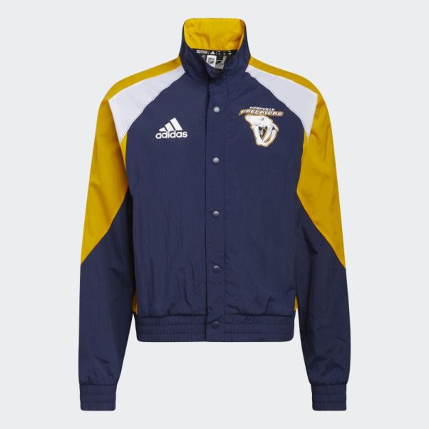 Veste Adidas Prédateurs Reverse Retro Bleu Marine