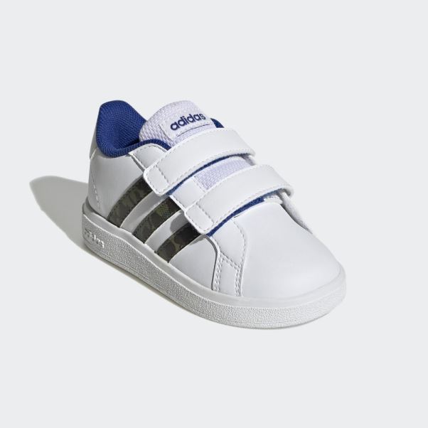 Chaussures Adidas Grand Court 2.0 Bleu Royal