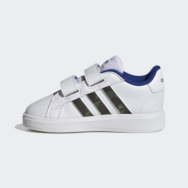 Chaussures Adidas Grand Court 2.0 Bleu Royal