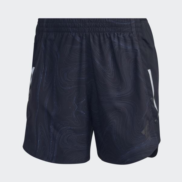 Mode Adidas Conçu Pour Courir Pour Les Océans Short Bleu