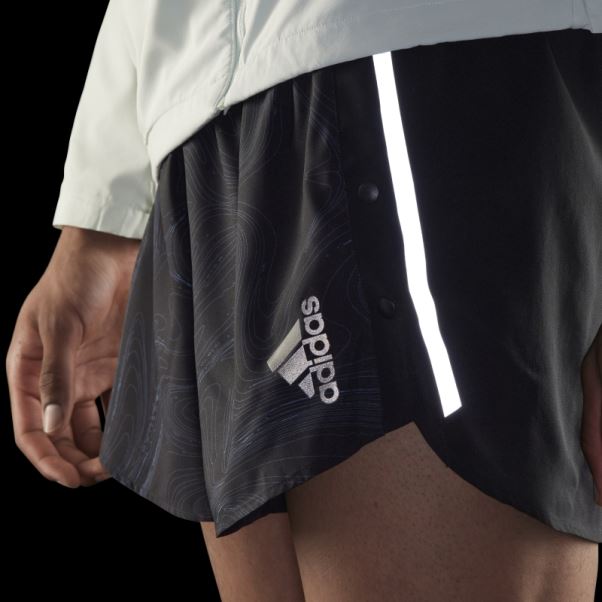 Mode Adidas Conçu Pour Courir Pour Les Océans Short Bleu