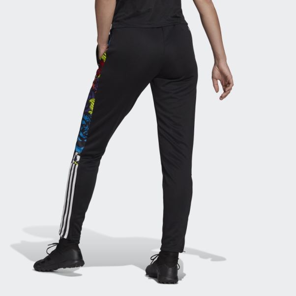 Pantalon De Survêtement Tiro Fleur Noir Adidas
