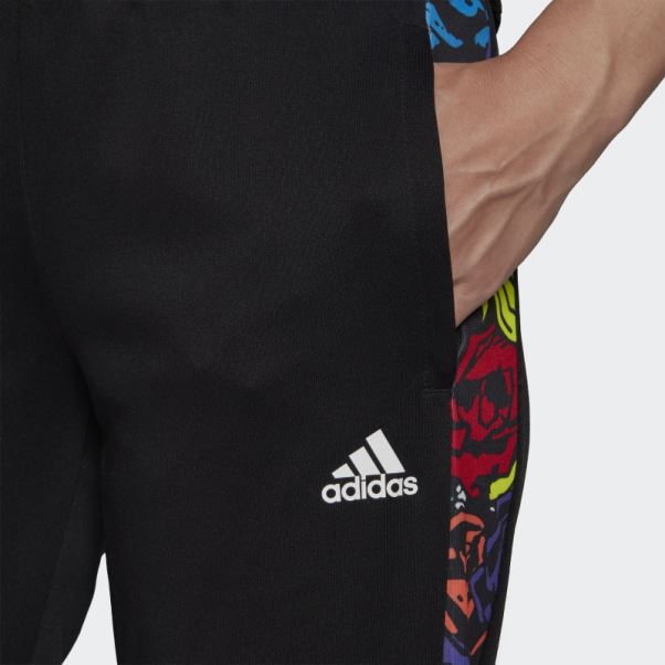 Pantalon De Survêtement Tiro Fleur Noir Adidas