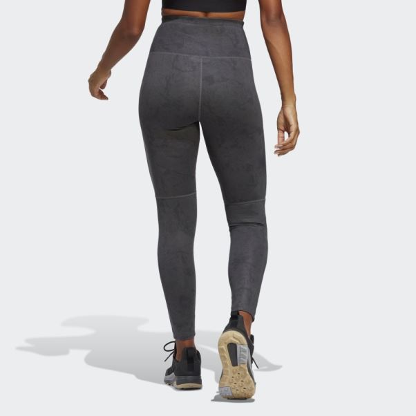 Legging Terrex Multi Imprimé Allover Adidas Gris
