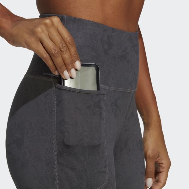 Legging Terrex Multi Imprimé Allover Adidas Gris