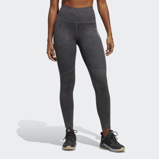 Legging Adidas Terrex Multi Imprimé Allover Gris