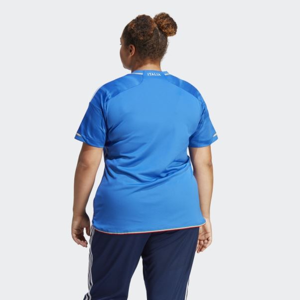 Maillot Domicile équipe Italie 23 Femmes (grande Taille) Adidas Bleu