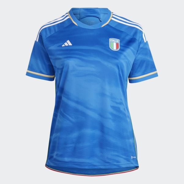 Maillot Domicile équipe Italie 23 Femmes (grande Taille) Adidas Bleu