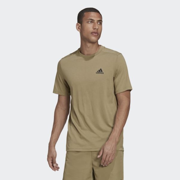 Orbite Vert Adidas Aeroready Conçu Pour Se Déplacer Tee-shirt De Sport Feelready