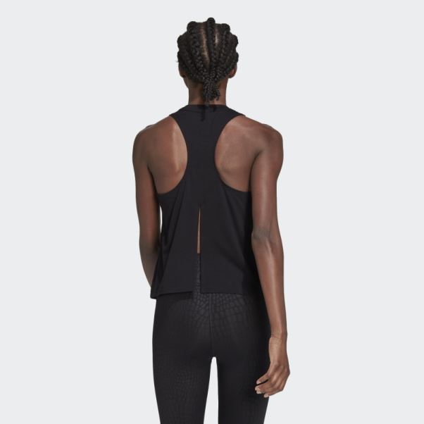Débardeur Adidas Train Icones 3 Bar Logo Noir