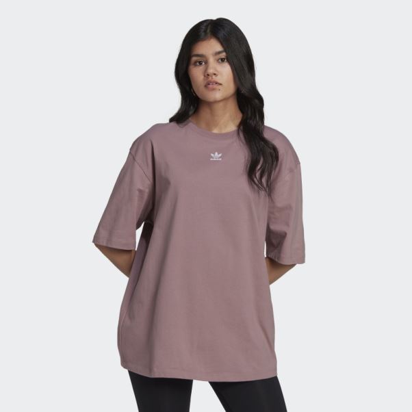 Tee Shirt Adicolor Essentials Adidas Violet